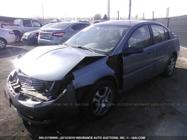 1G8AZ52F65Z167209 - 2005 SATURN ION LEVEL 2 GRAY photo 2