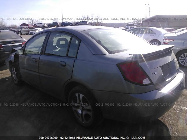 1G8AZ52F65Z167209 - 2005 SATURN ION LEVEL 2 GRAY photo 3