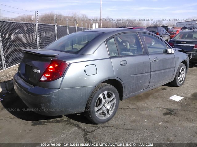 1G8AZ52F65Z167209 - 2005 SATURN ION LEVEL 2 GRAY photo 4