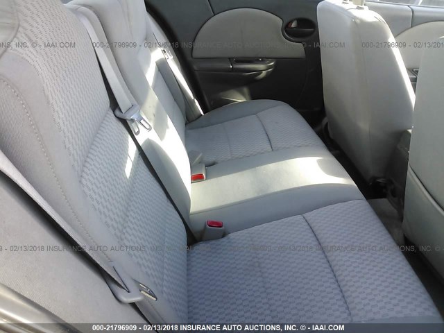 1G8AZ52F65Z167209 - 2005 SATURN ION LEVEL 2 GRAY photo 8