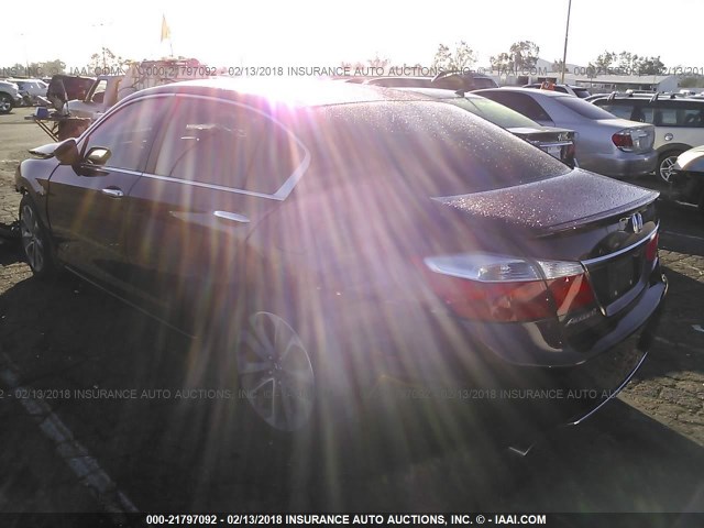 1HGCR2F53FA270202 - 2015 HONDA ACCORD SPORT 红色 照片 3