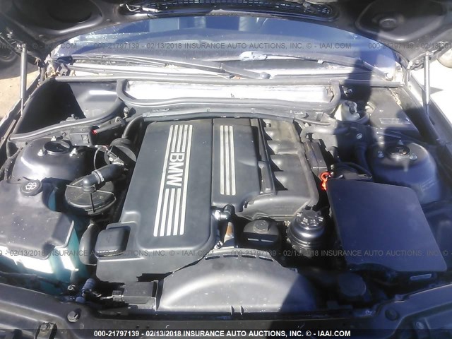 WBAAZ33414KP87395 - 2004 BMW 325 IS SULEV BLACK photo 10