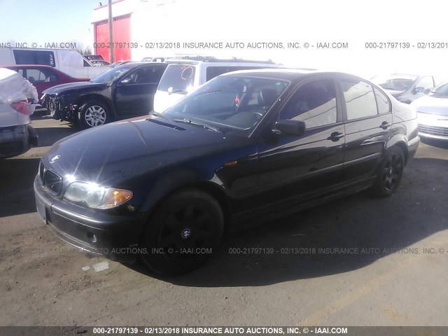 WBAAZ33414KP87395 - 2004 BMW 325 IS SULEV BLACK photo 2
