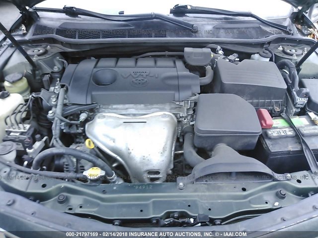 4T1BF3EK8BU612487 - 2011 TOYOTA CAMRY SE/LE/XLE Зеленый фото 10
