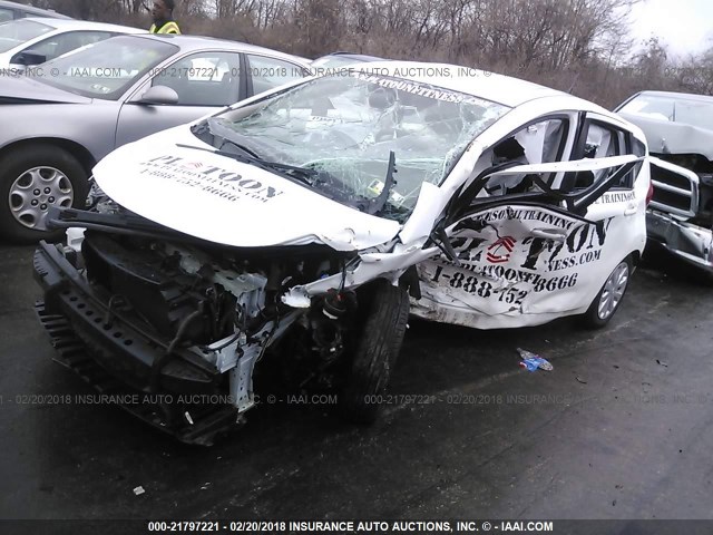 3N1CE2CP1GL354600 - 2016 NISSAN VERSA NOTE S/S PLUS/SV/SL/SR WHITE photo 2