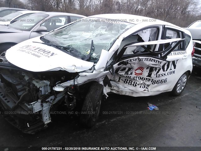 3N1CE2CP1GL354600 - 2016 NISSAN VERSA NOTE S/S PLUS/SV/SL/SR WHITE photo 6