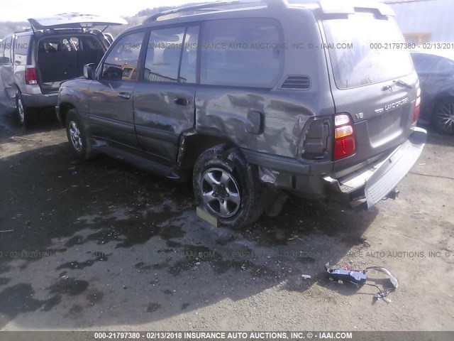 JTEHT05J912014217 - 2001 TOYOTA LAND CRUISER  GRAY photo 6