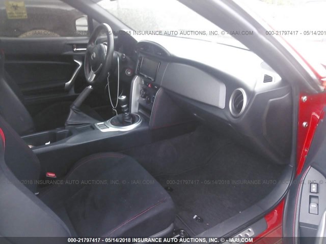JF1ZNAA12G9700412 - 2016 TOYOTA SCION FR-S 红色 照片 5