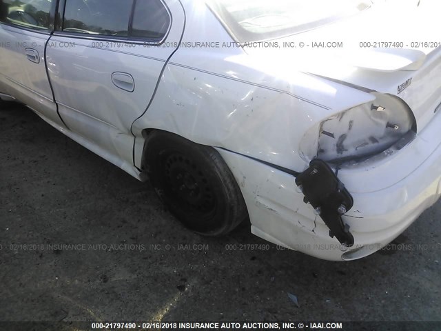 1G2NE52E65M209289 - 2005 PONTIAC GRAND AM SE WHITE photo 6