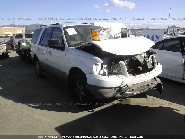 1FMFU16L93LB85508 - 2003 FORD EXPEDITION XLT WHITE photo 1