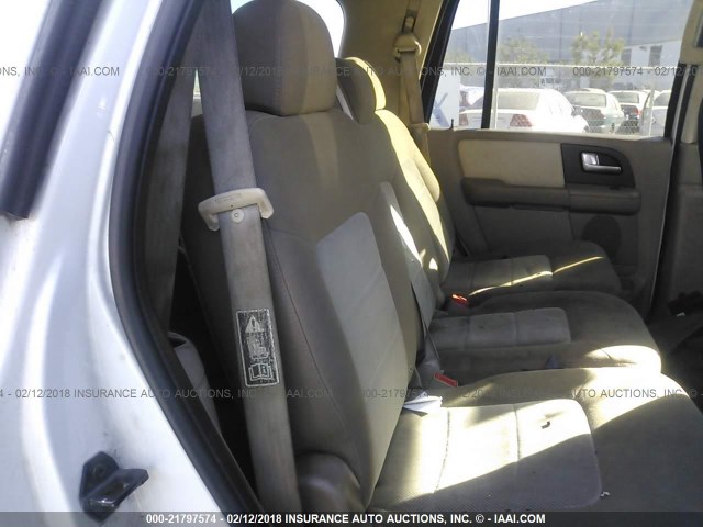 1FMFU16L93LB85508 - 2003 FORD EXPEDITION XLT თეთრი ფოტო 8