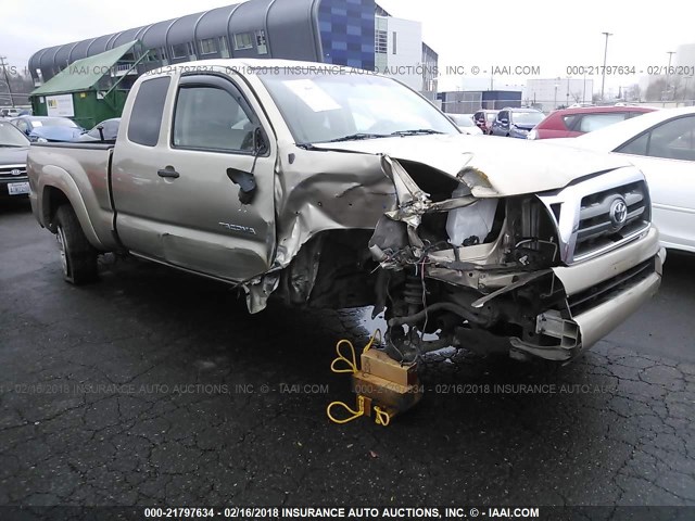 5TEUU42NX6Z293484 - 2006 TOYOTA TACOMA ACCESS CAB Қоңыр фото 1