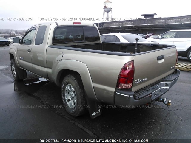 5TEUU42NX6Z293484 - 2006 TOYOTA TACOMA ACCESS CAB Қоңыр фото 3