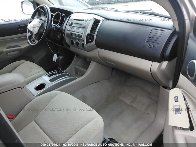 5TEUU42NX6Z293484 - 2006 TOYOTA TACOMA ACCESS CAB Қоңыр фото 5