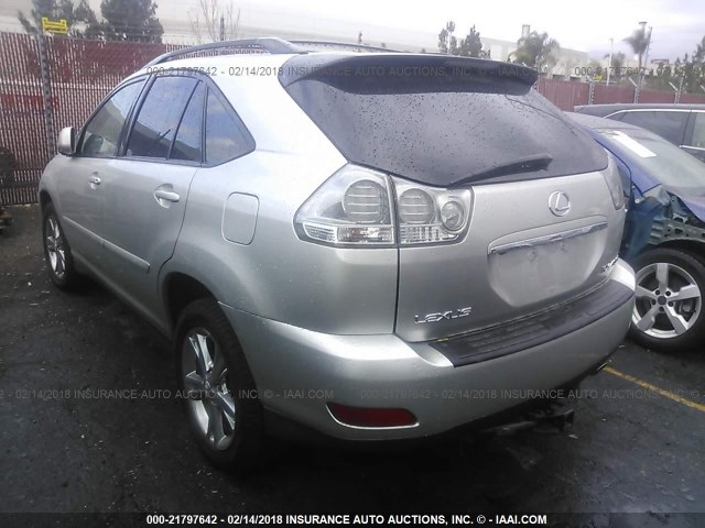 JTJHW31U660012650 - 2006 LEXUS RX 400 SILVER photo 3