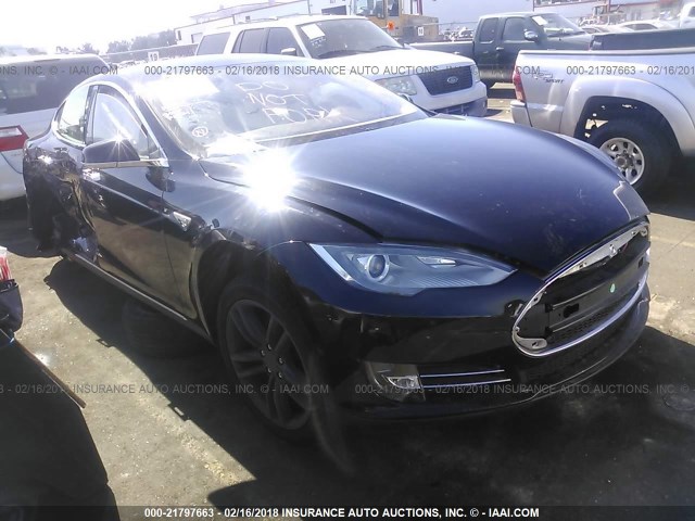 5YJSA1DGXDFP09013 - 2013 TESLA MODEL S BLACK photo 1