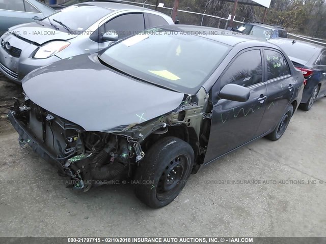 5YFBU4EE8DP117345 - 2013 TOYOTA COROLLA S/LE GRAY photo 2