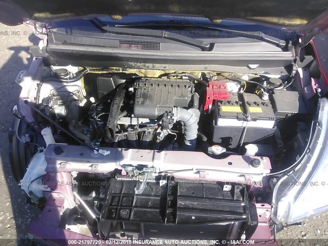 ML32F3FJ2HH004754 - 2017 MITSUBISHI MIRAGE G4 ES წითელი ფოტო 10