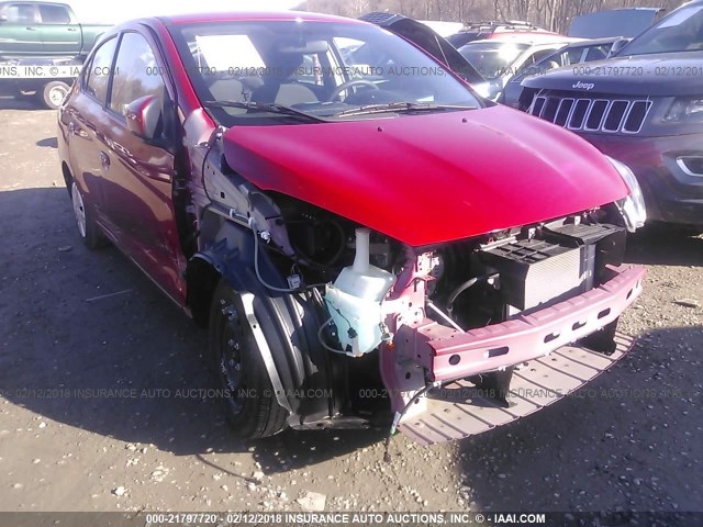 ML32F3FJ2HH004754 - 2017 MITSUBISHI MIRAGE G4 ES წითელი ფოტო 6