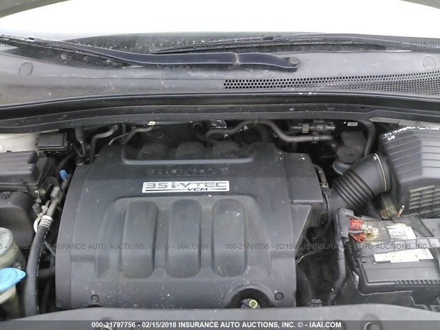 5FNRL38715B506446 - 2005 HONDA ODYSSEY EXL ვერცხლისფერი ფოტო 10