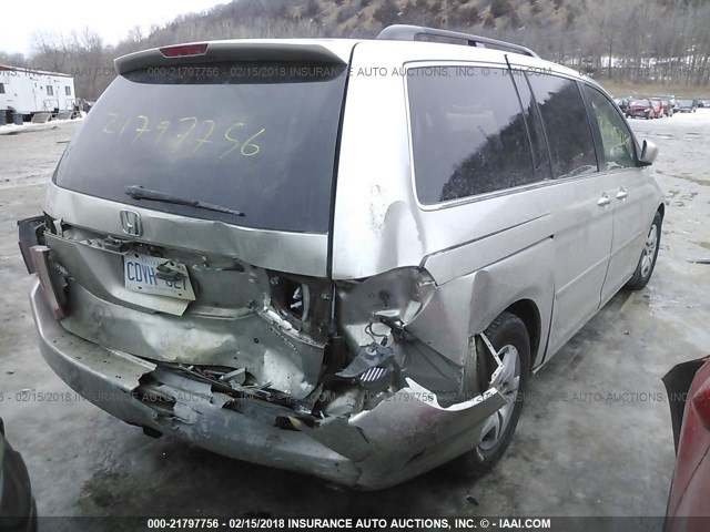 5FNRL38715B506446 - 2005 HONDA ODYSSEY EXL ვერცხლისფერი ფოტო 4