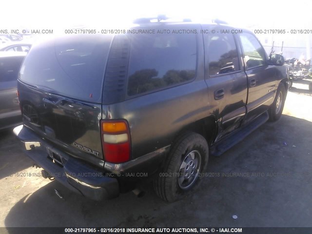 1GNEC13V33R125043 - 2003 CHEVROLET TAHOE C1500 GRAY photo 4