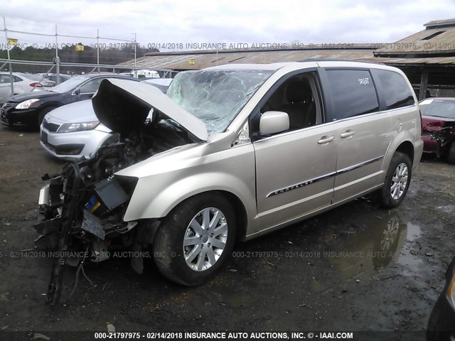 2C4RC1BG7DR744978 - 2013 CHRYSLER TOWN & COUNTRY TOURING GOLD photo 2