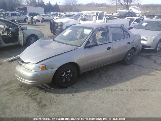 1NXBR12E5YZ326857 - 2000 TOYOTA COROLLA VE/CE/LE 银色 照片 2