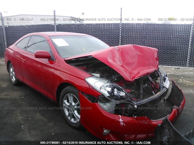 4T1CE38P64U829313 - 2004 TOYOTA CAMRY SOLARA SE/SLE წითელი ფოტო 1