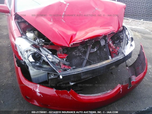 4T1CE38P64U829313 - 2004 TOYOTA CAMRY SOLARA SE/SLE წითელი ფოტო 6