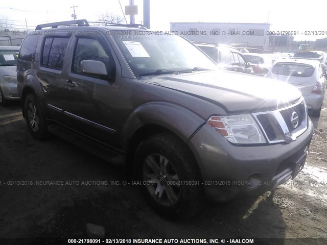 5N1AR18B18C637491 - 2008 NISSAN PATHFINDER S/LE/SE TAN photo 1