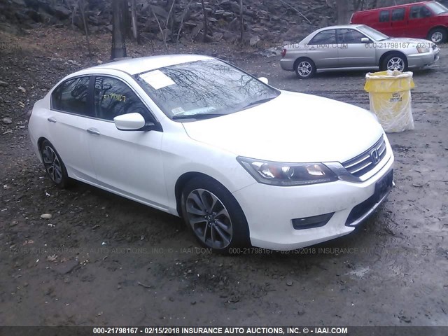 1HGCR2F55FA258018 - 2015 HONDA ACCORD SPORT 白色 照片 1