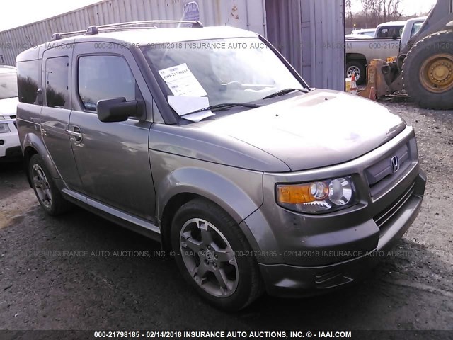 5J6YH18968L011075 - 2008 HONDA ELEMENT SC BEIGE photo 1