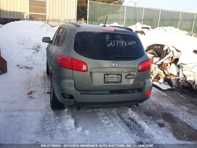 5NMSG13D18H200888 - 2008 HYUNDAI SANTA FE GLS GREEN photo 3