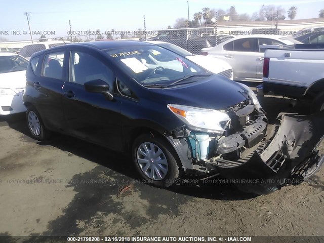 3N1CE2CPXFL385780 - 2015 NISSAN VERSA NOTE S/S PLUS/SV/SL/SR BLACK photo 1