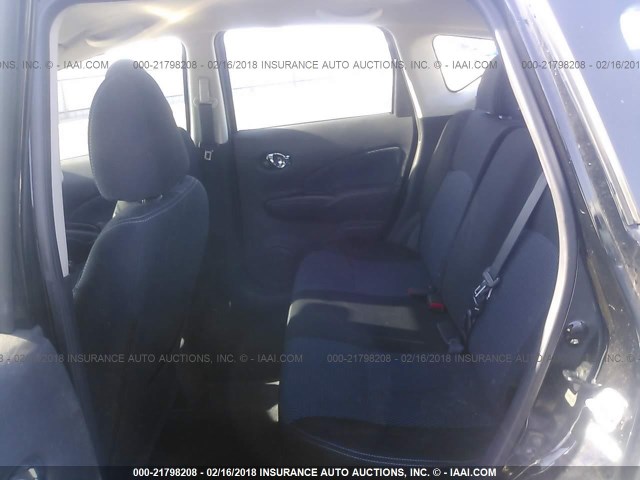 3N1CE2CPXFL385780 - 2015 NISSAN VERSA NOTE S/S PLUS/SV/SL/SR BLACK photo 8