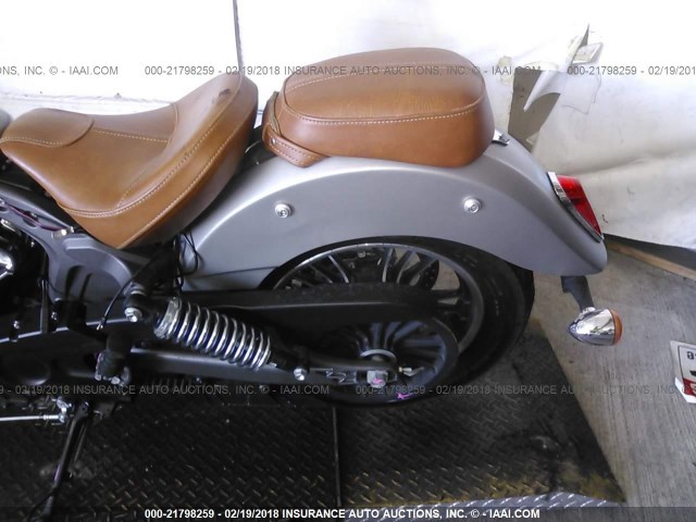 56KMSB007G3112062 - 2016 INDIAN MOTORCYCLE CO. SCOUT SILVER photo 6