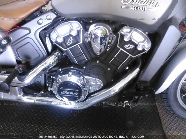 56KMSB007G3112062 - 2016 INDIAN MOTORCYCLE CO. SCOUT SILVER photo 8