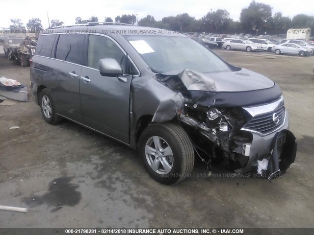 JN8AE2KP6D9068160 - 2013 NISSAN QUEST S/SV/SL/LE GRAY photo 1