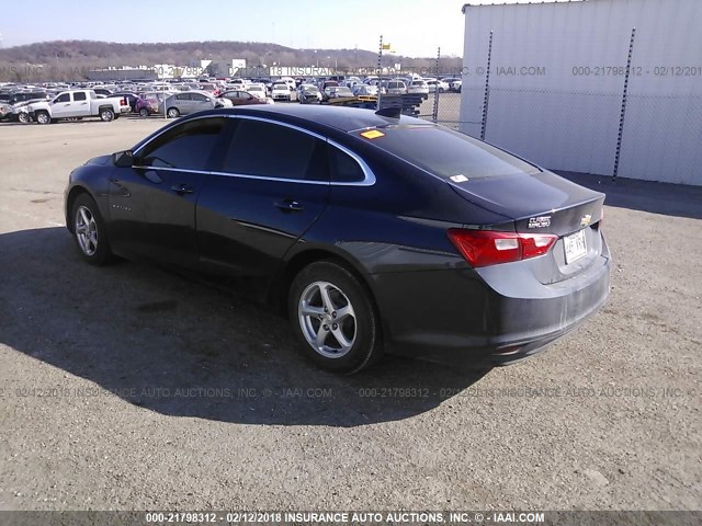 1G1ZB5ST8HF145536 - 2017 CHEVROLET MALIBU LS ლურჯი ფოტო 3
