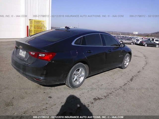 1G1ZB5ST8HF145536 - 2017 CHEVROLET MALIBU LS ლურჯი ფოტო 4