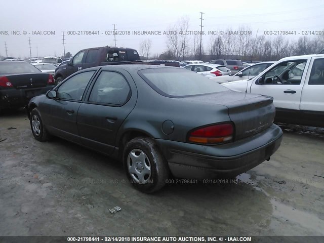 1B3EJ46X5VN605500 - 1997 DODGE STRATUS GREEN photo 3