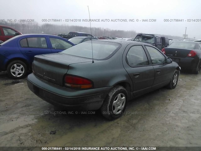 1B3EJ46X5VN605500 - 1997 DODGE STRATUS GREEN photo 4