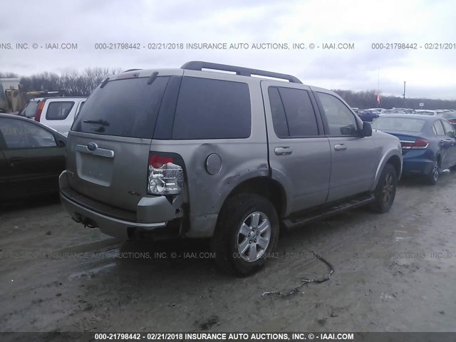 1FMEU73E18UB22389 - 2008 FORD EXPLORER XLT GOLD photo 4