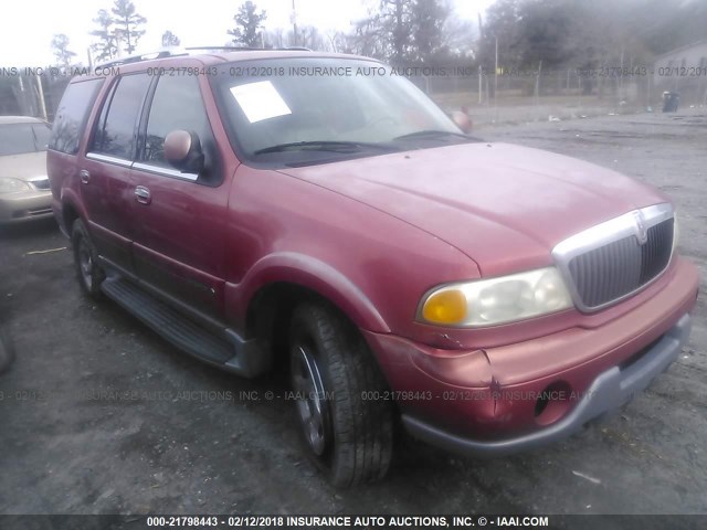 5LMFU28A4YLJ24573 - 2000 LINCOLN NAVIGATOR Қызыл фото 1