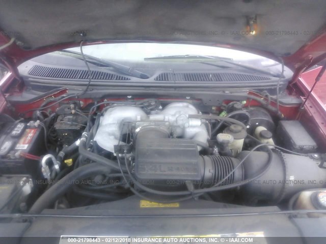 5LMFU28A4YLJ24573 - 2000 LINCOLN NAVIGATOR Қызыл фото 10