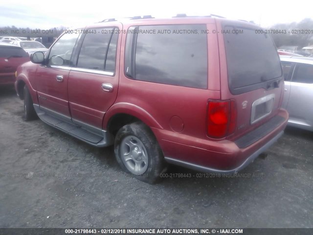 5LMFU28A4YLJ24573 - 2000 LINCOLN NAVIGATOR Қызыл фото 3