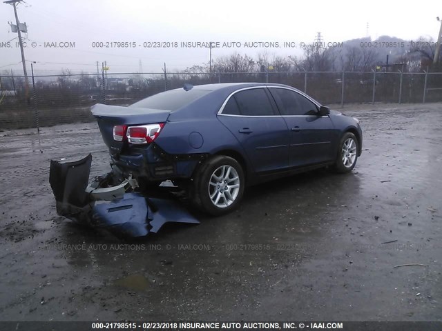 1G11C5SL0EF218288 - 2014 CHEVROLET MALIBU 1LT BLUE photo 4