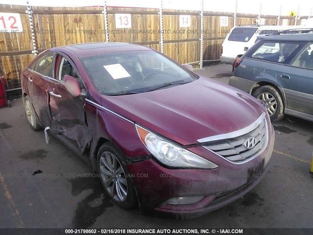 5NPEC4ACXBH167274 - 2011 HYUNDAI SONATA SE/LIMITED RED photo 1