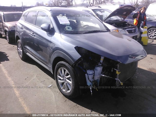 KM8J3CA40HU496559 - 2017 HYUNDAI TUCSON LIMITED/SPORT AND ECO/SE GRAY photo 1